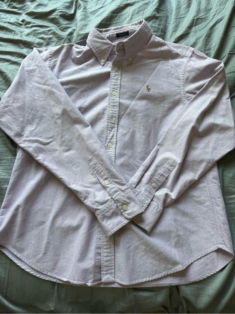 Ralph Lauren Light Pink Button-Down Oxford Shirt